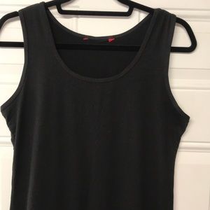 Basic black bodycon dress